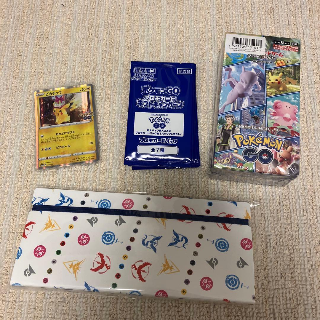 ポケモンGO BOXシュリンク付き、プロモ5枚付き