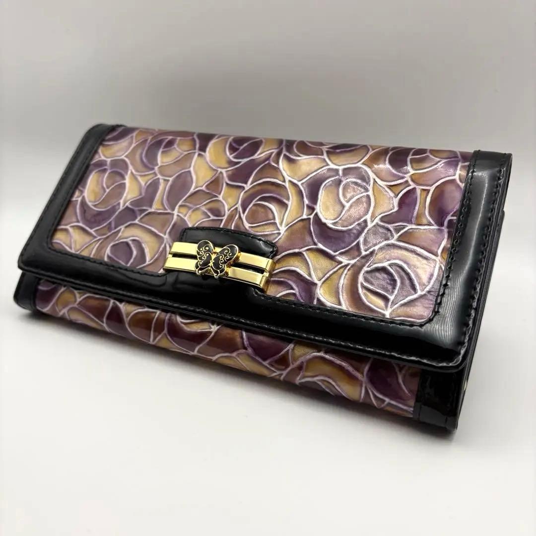 【希少】◎美品 ANNA SUI がま口 長財布