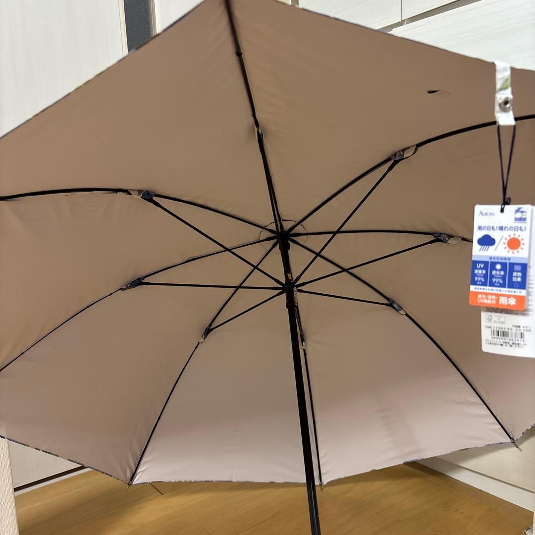 【新品未使用】Aquascutum アクアスキュータム 晴雨兼用 長傘 イラスト