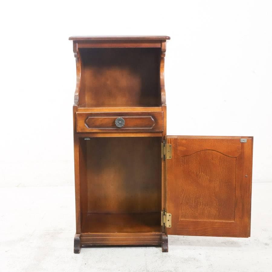 カリモク家具 コロニアル 電話台 FAX台 花台 引き出し付き クラシカル家具