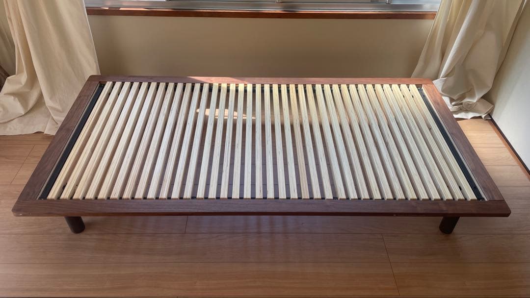 【引取限定】　無印良品 シングル ウォールナット