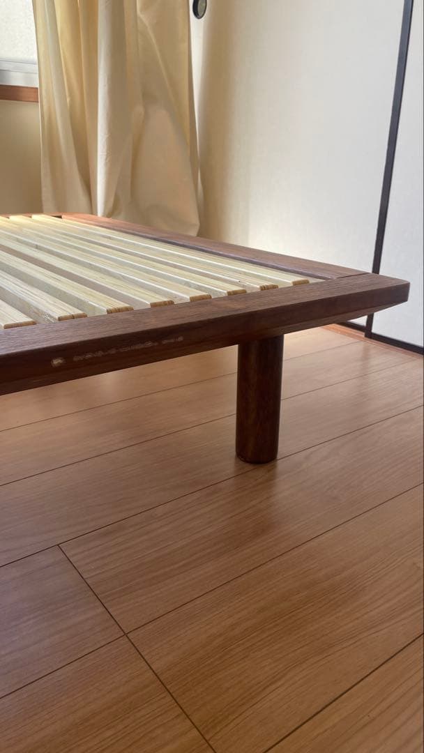 【引取限定】　無印良品 シングル ウォールナット