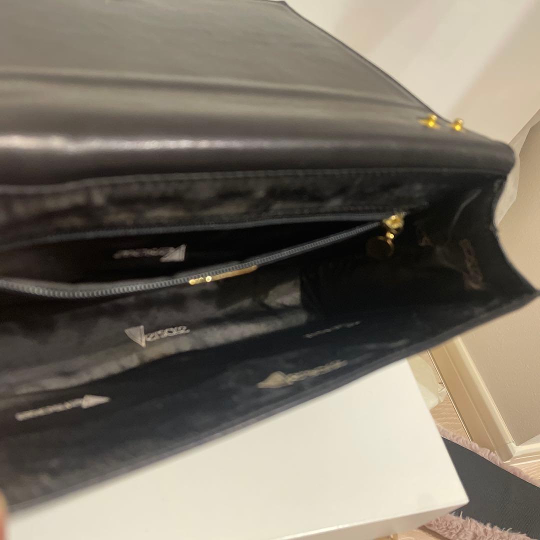 美品❣️ジャンニベルサーチェ　ラムレザーショルダーバック