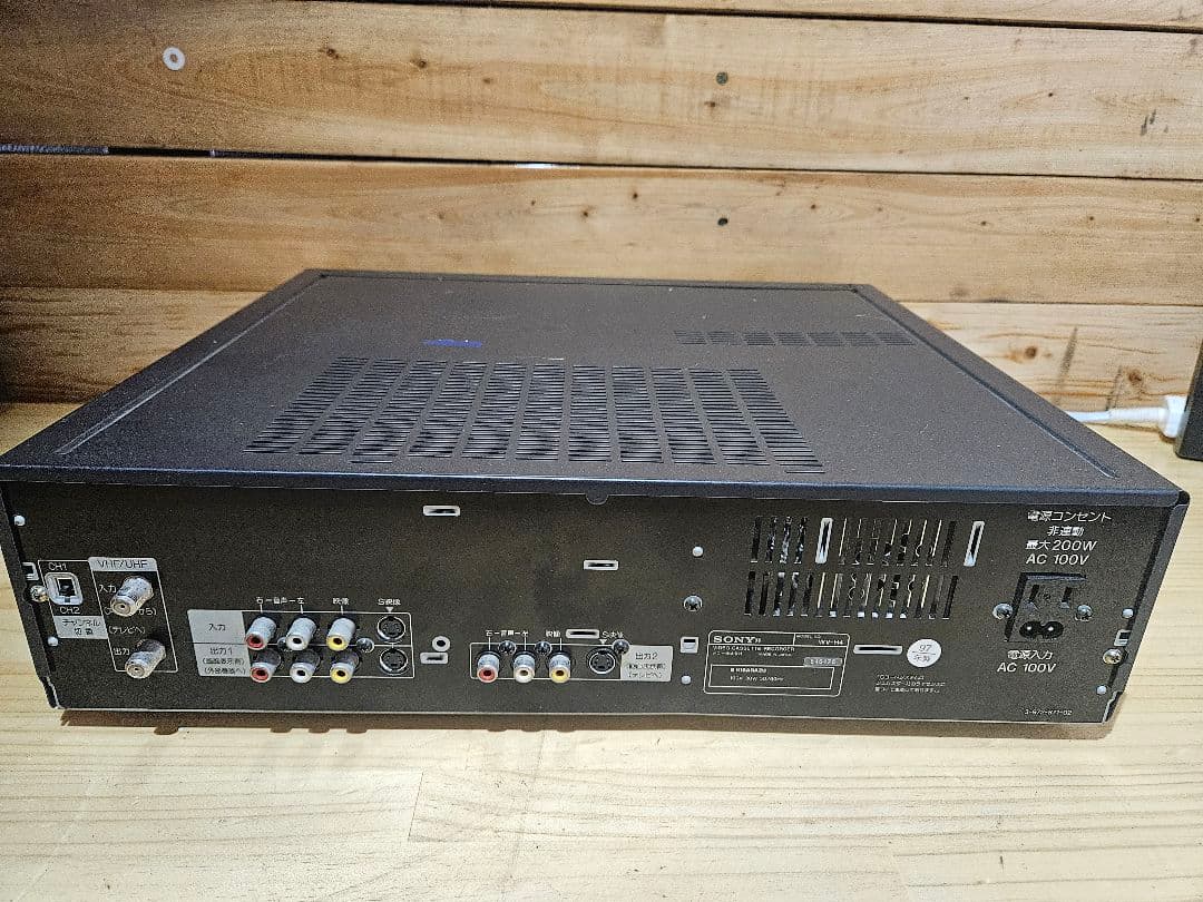 SONY Hi-Fi VHS ビデオカセットレコーダー WV-H4