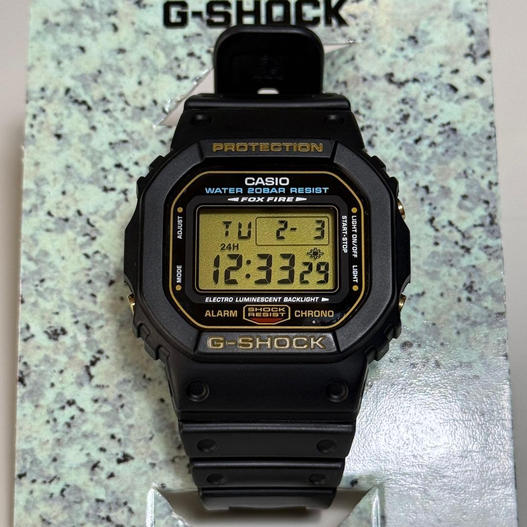 G-SHOCK DW-5600EG-9 初期型 ゴールド液晶 未使用品 元箱付き