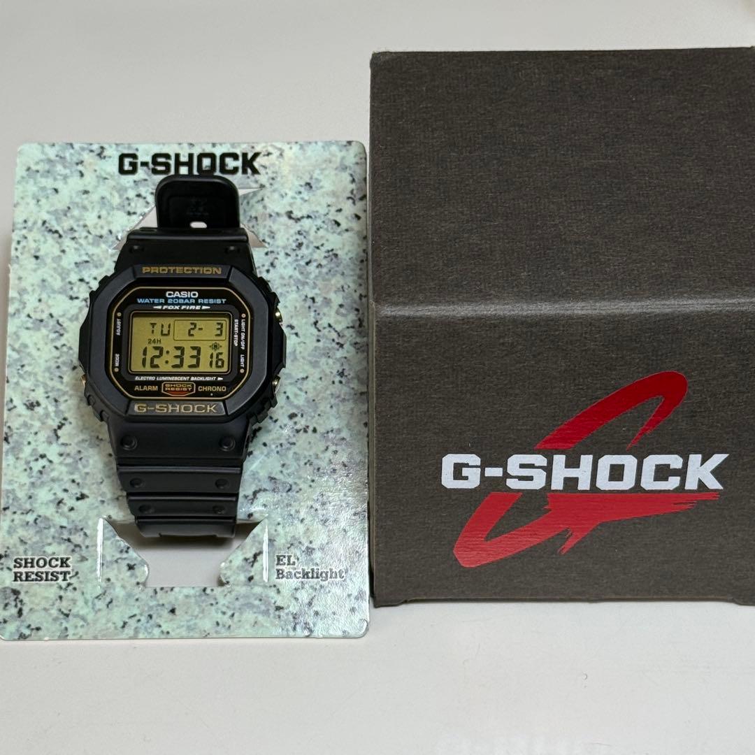 G-SHOCK DW-5600EG-9 初期型 ゴールド液晶 未使用品 元箱付き