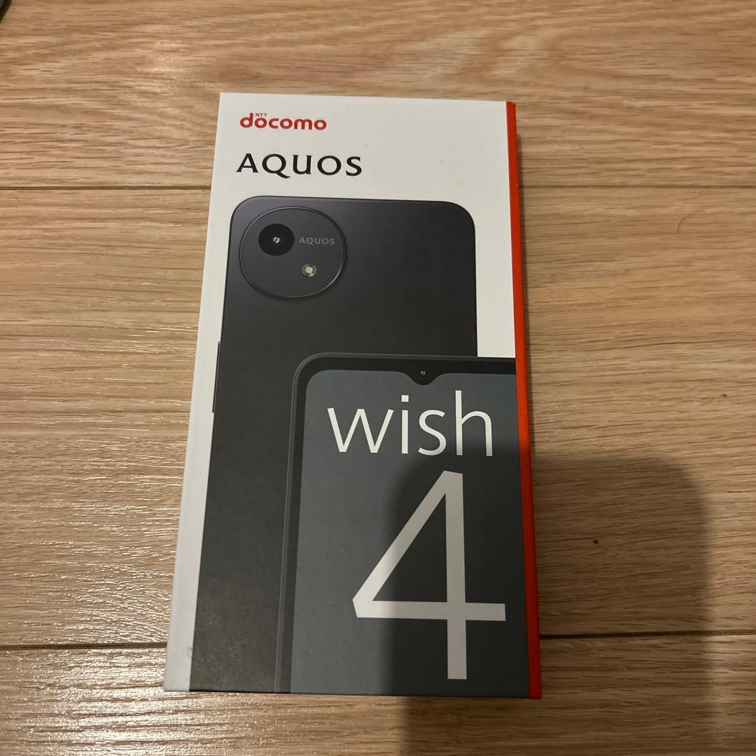 docomo AQUOS wish 4 本体 ブラック