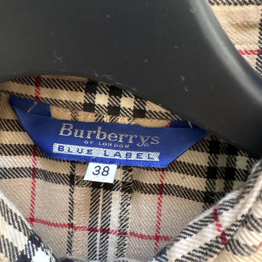 レア✨美品✨バーバリーブルーレーベル ワンピース ノバチェック シャツワンピ