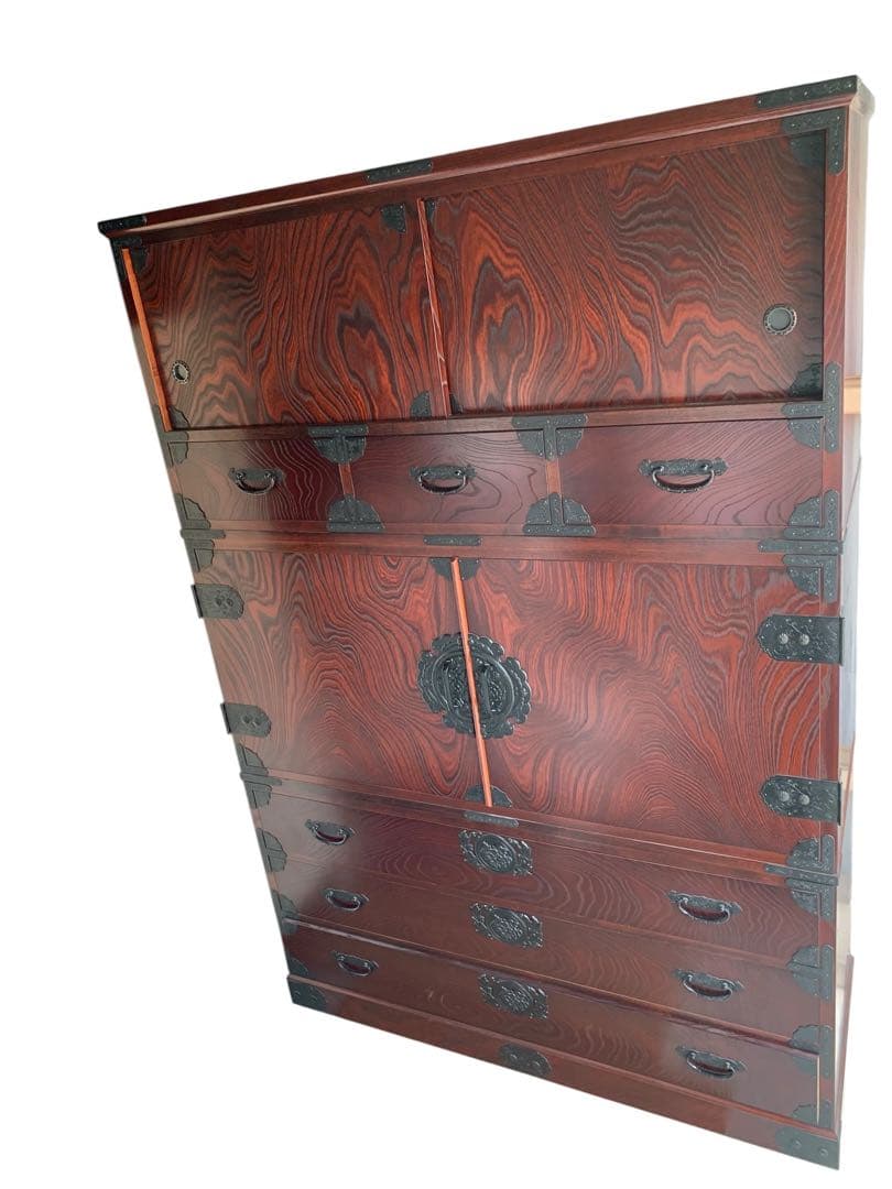 民芸家具和 民芸筆和たんす120cm幅 筑後民芸 120和タンス」国産 大阪配送