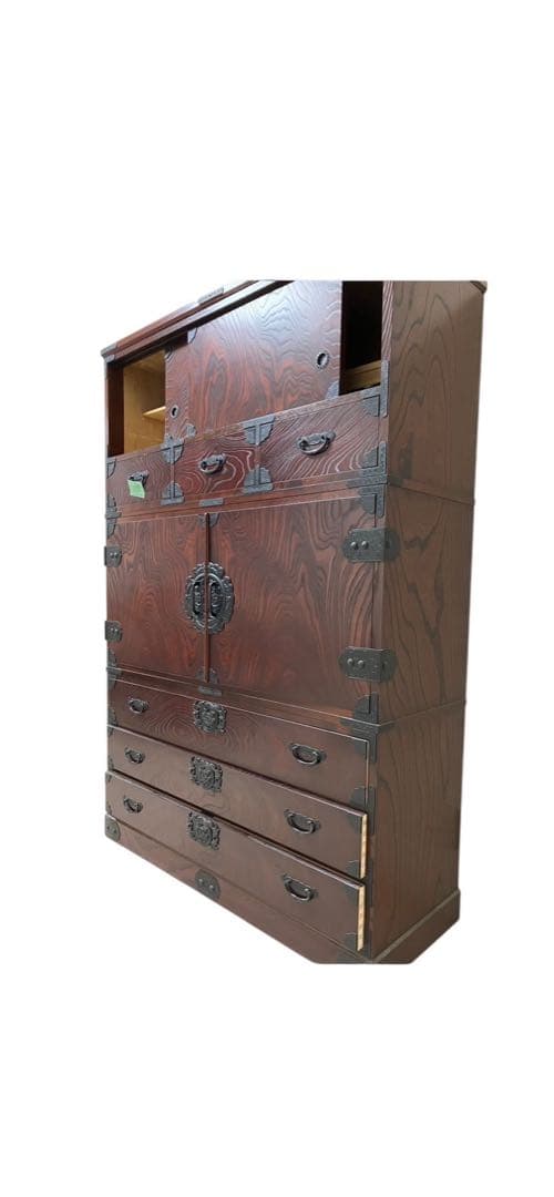 民芸家具和 民芸筆和たんす120cm幅 筑後民芸 120和タンス」国産 大阪配送