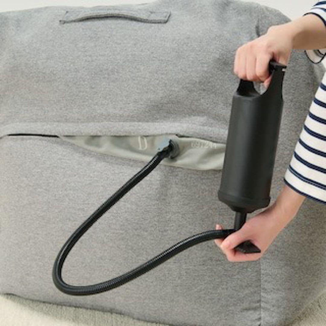 無印良品空気でできたソファ・グリーン