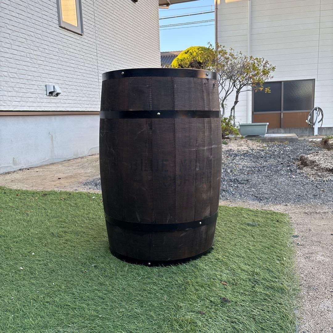 コーヒー樽　木樽　　蓋なし
