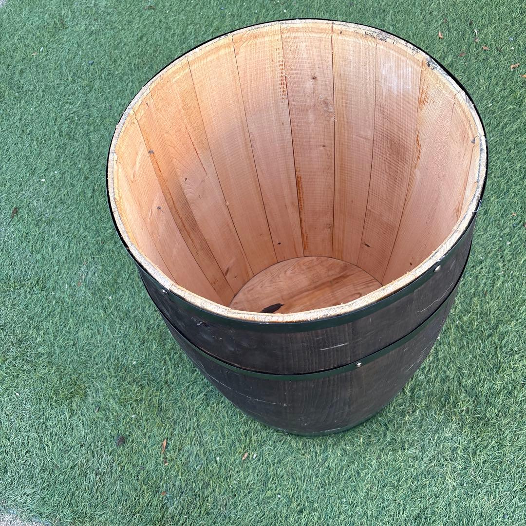 コーヒー樽　木樽　　蓋なし