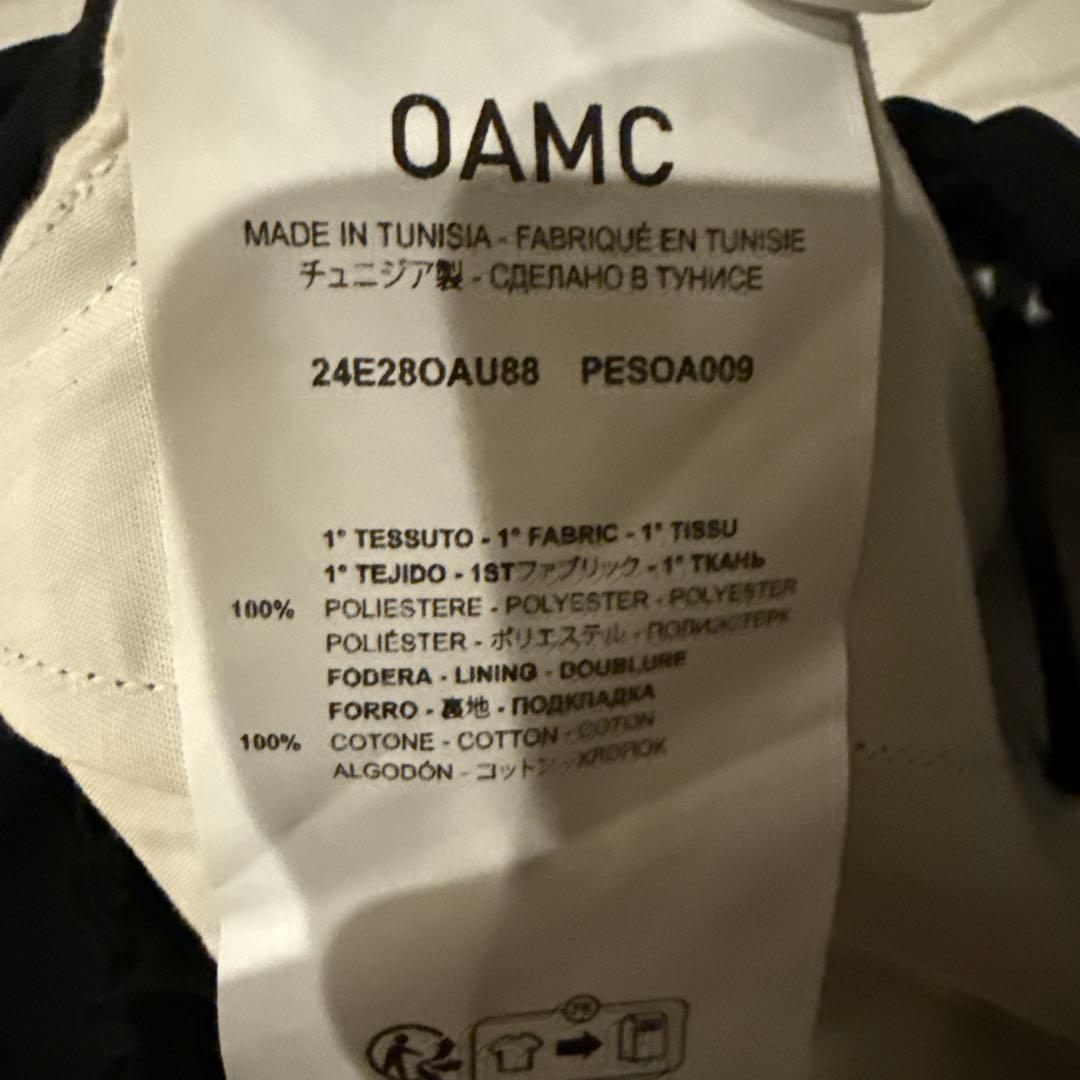 OAMC 黒 スラックス base pants ドローコード