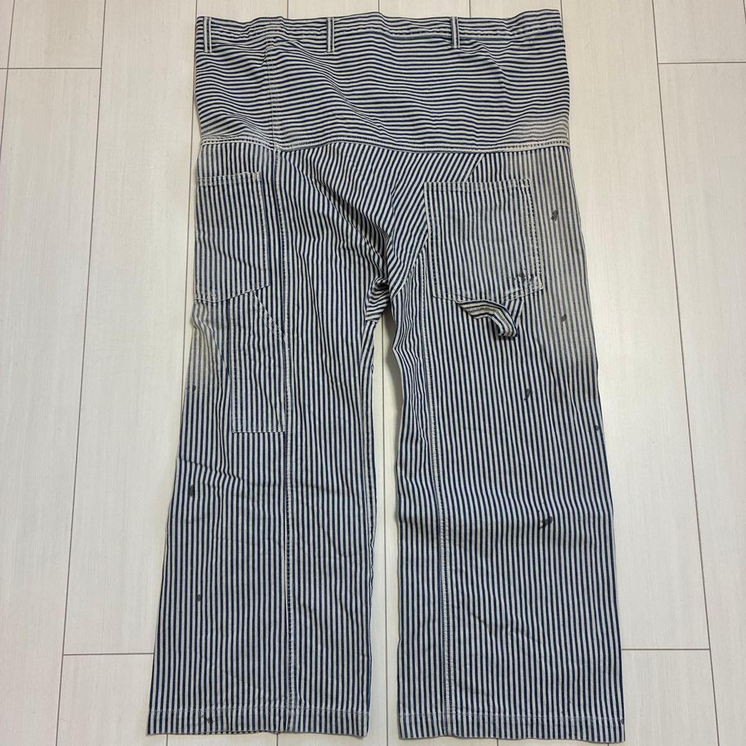 ブランド古着！日本製 JOHN BULL ヒッコリーストライプ 変型ワークパンツ