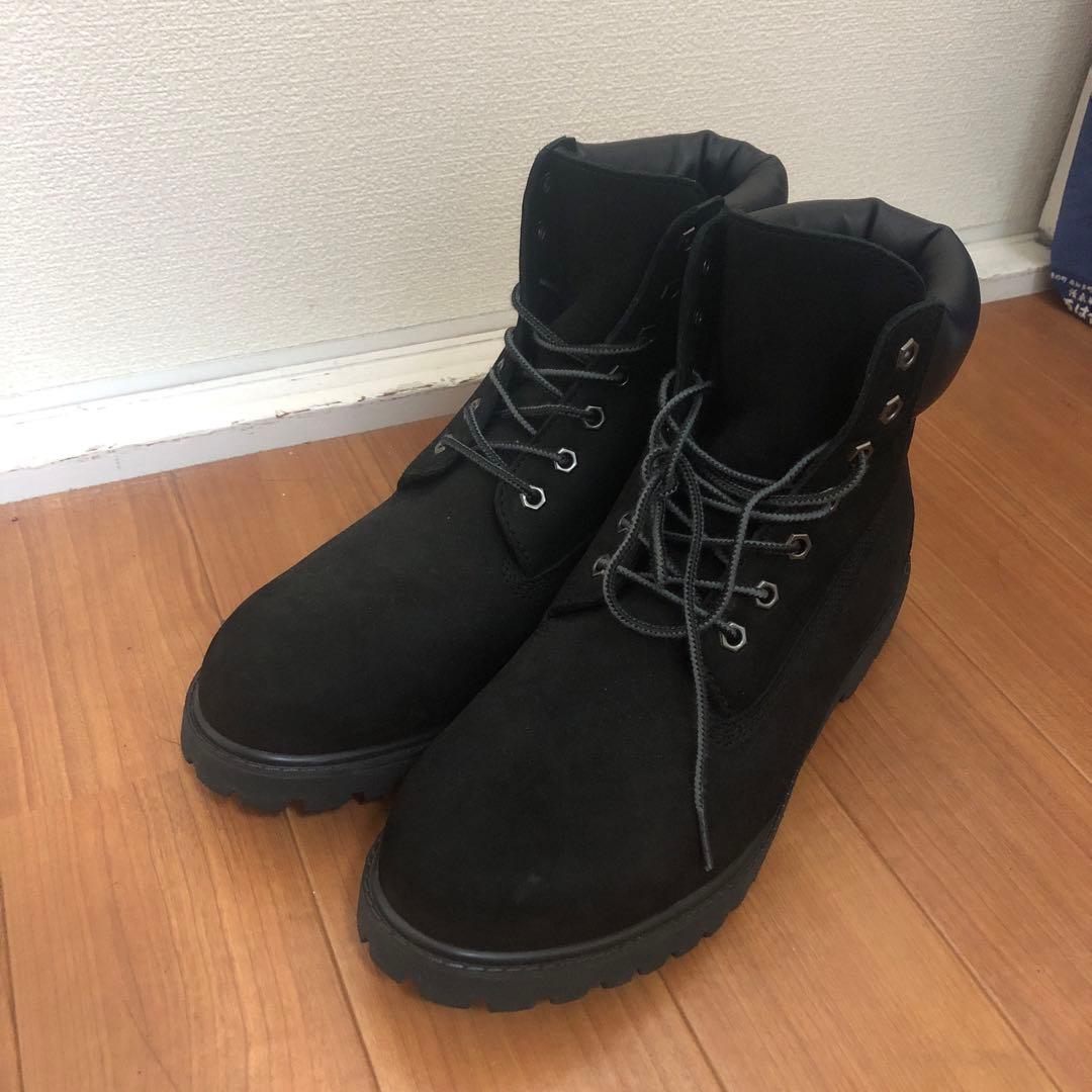 Lee リー 黒 スエード ワークブーツ ティンバーランド風