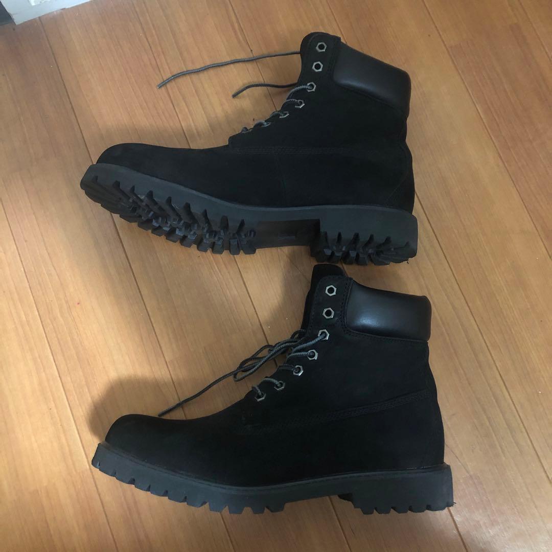 Lee リー 黒 スエード ワークブーツ ティンバーランド風