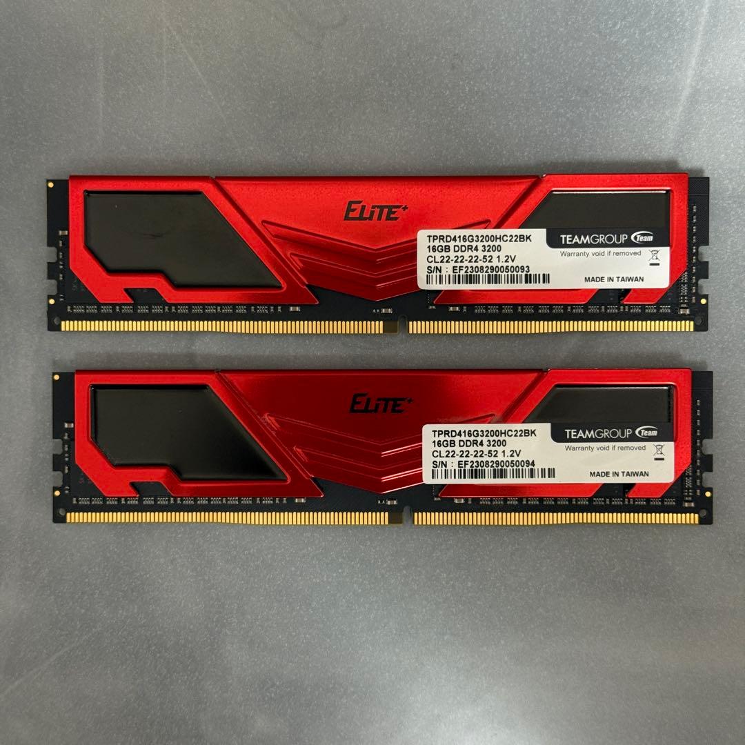 Team DDR4 32GB 3200MHz (16GB×2)