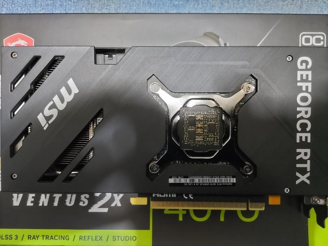 コ*ー様 MSI GeForce RTX 4070 VENTUS 2X E 12