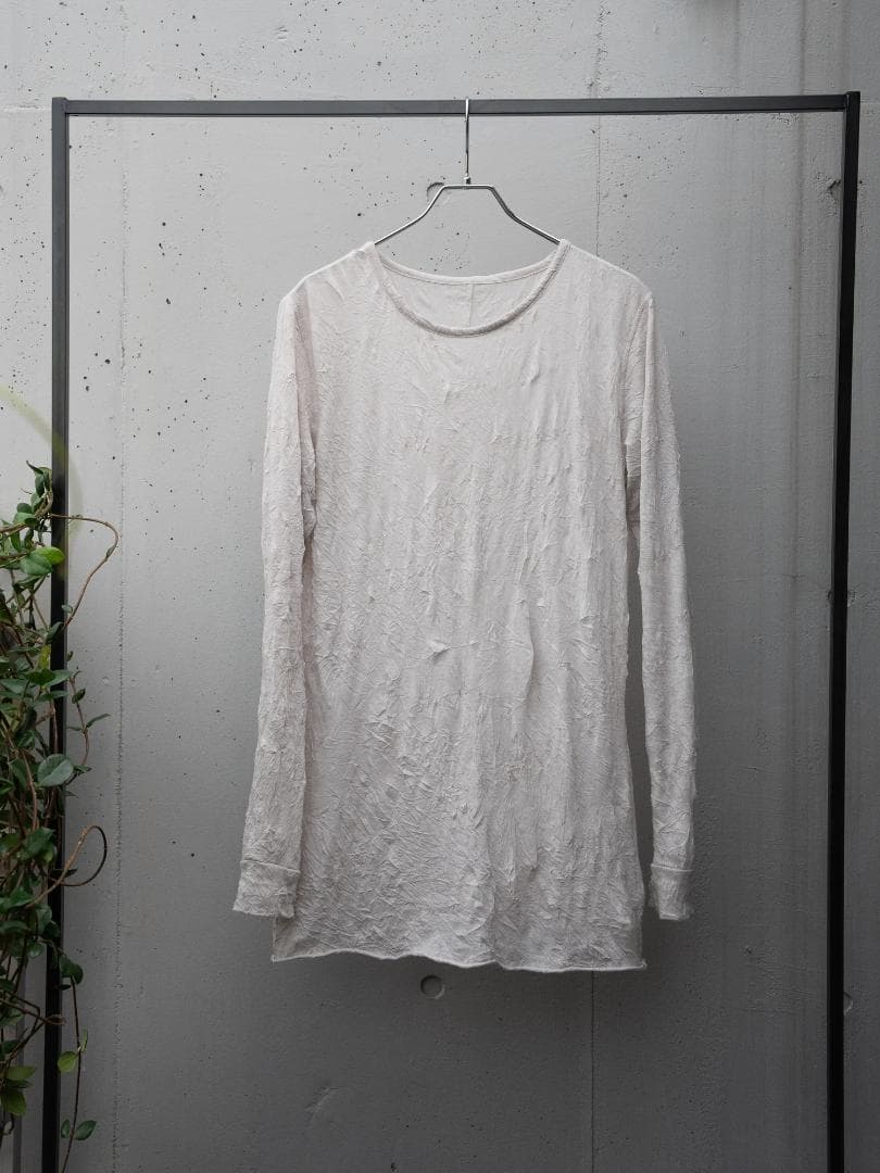 トップス pry Craft Fabric Layered L/S T-shirt