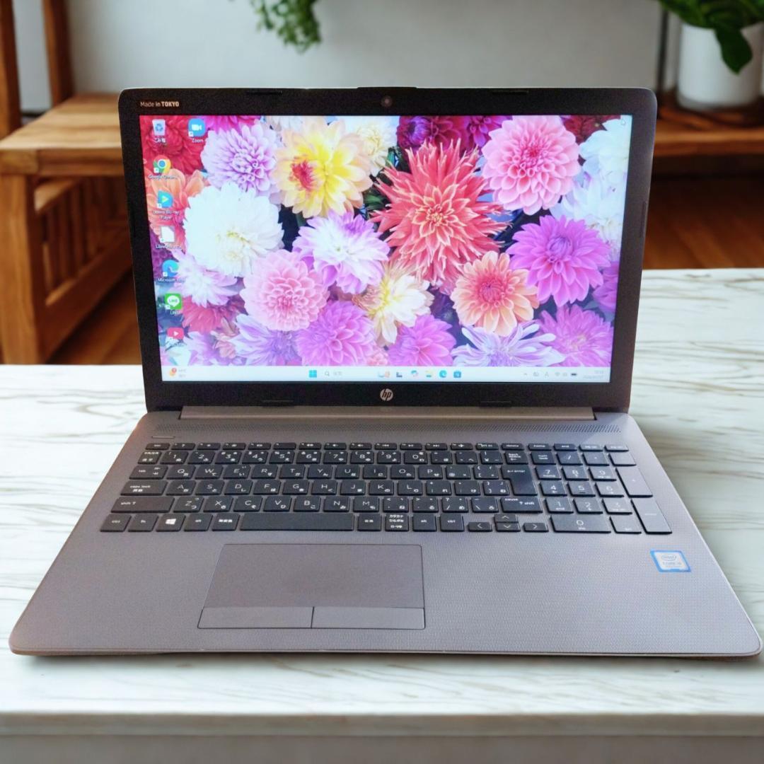 【人気】♥HP 250 G7 i5 8GB SSD256GB DVD Win11