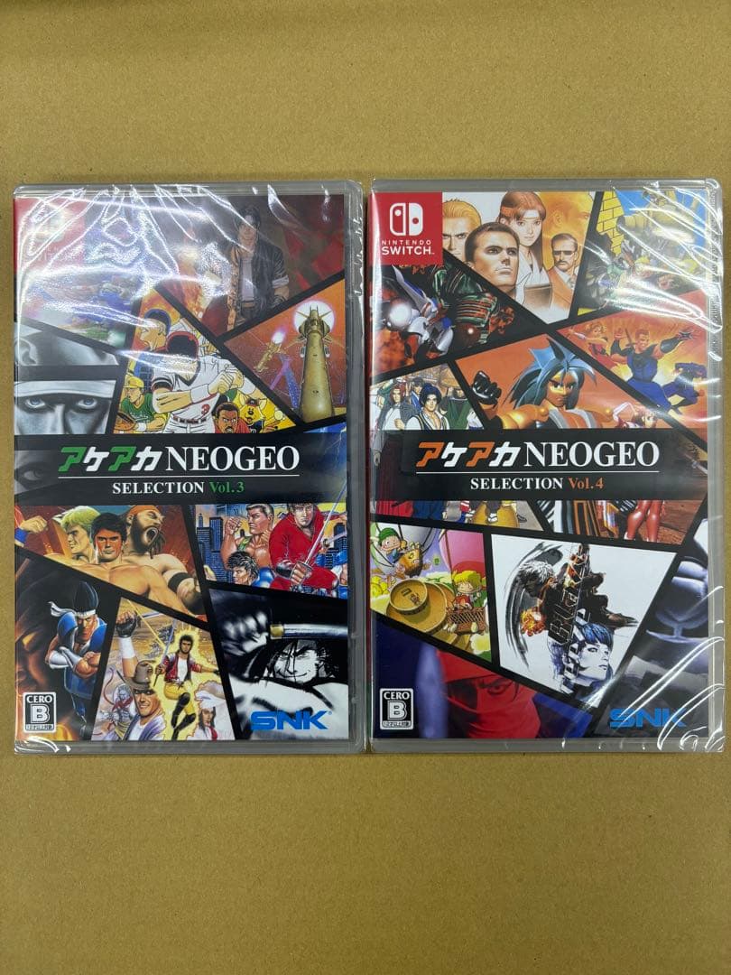 Switch アケアカ NEOGEO セレクション Vol.3 4 セット