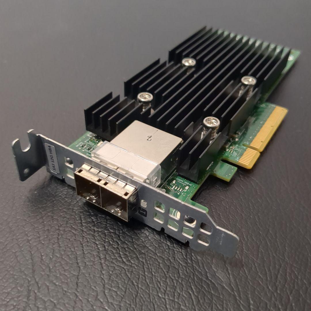 DELL 0T93GD 12G SAS HBA ロープロファイル デュアルポート