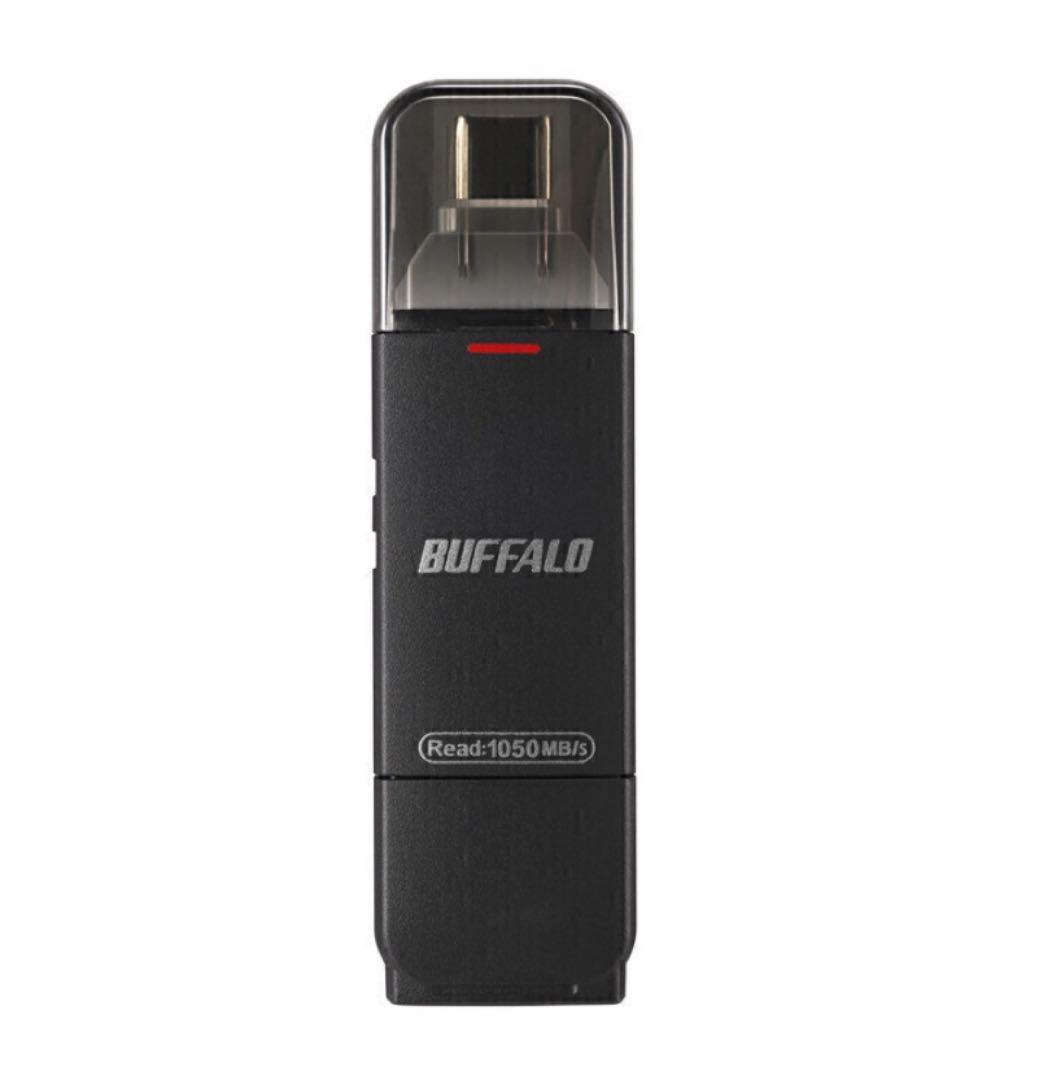 【新品未開封】BUFFALO 2TB 外付けSSD USB Type-C