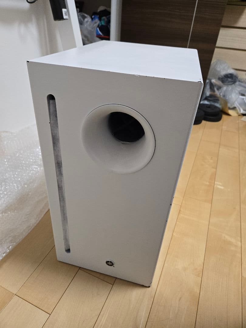YAMAHA サブウーハー VXS10S ホワイトに塗装 アンプ付き