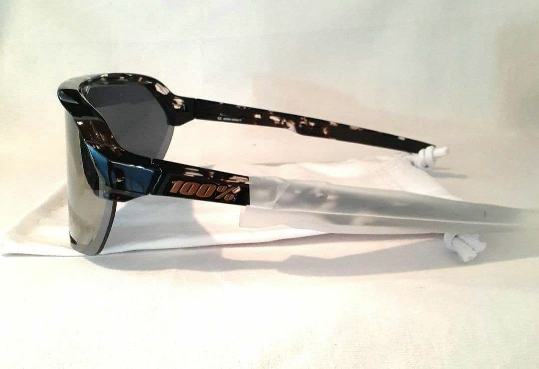最新モデル 100% S2 グロスブラック ハバナ ワンハンドレッド サングラス