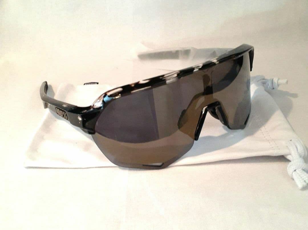 最新モデル 100% S2 グロスブラック ハバナ ワンハンドレッド サングラス