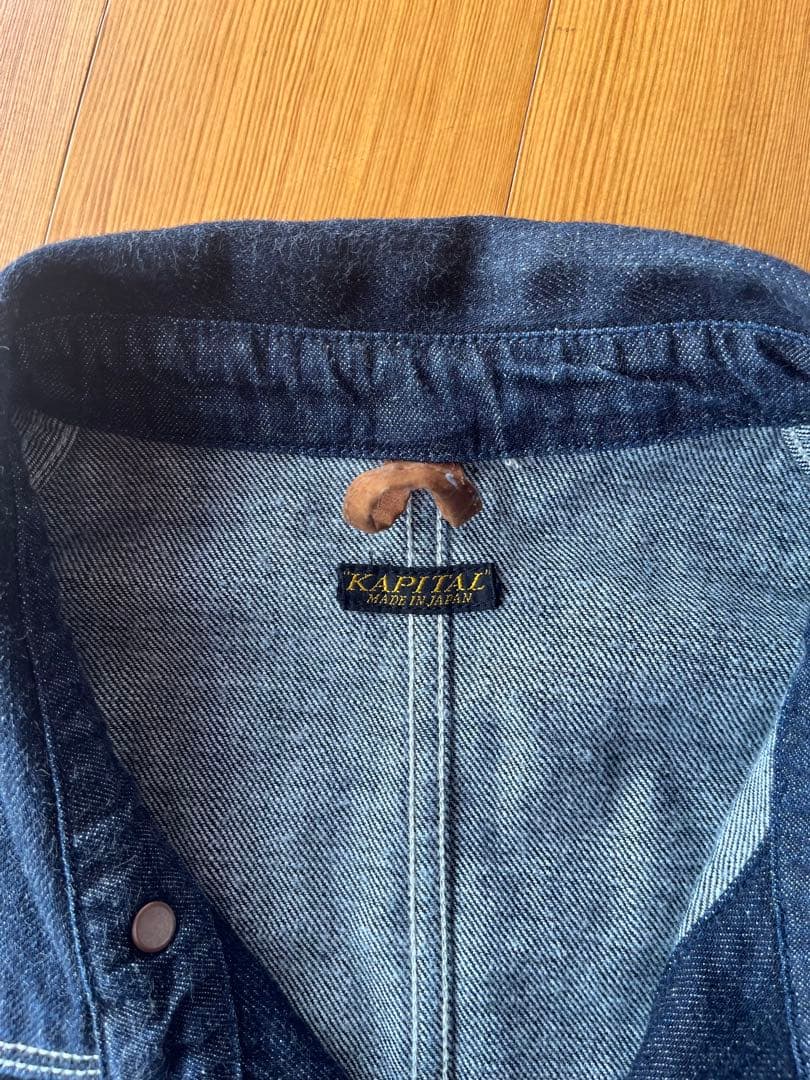 KAPITAL 12oz CACTUSカバーオール インディゴ