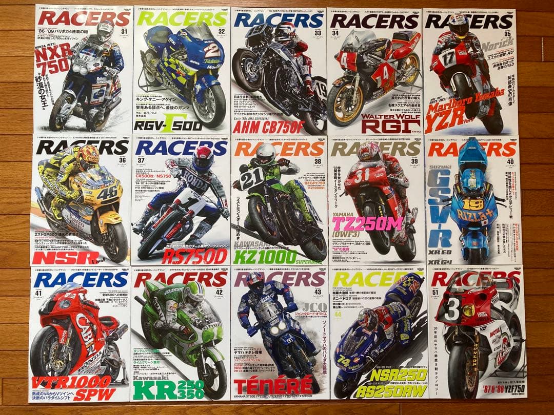 ヤ*リ様 55冊セットWGP&MotoGP★RACERS/SPECIAL ISS