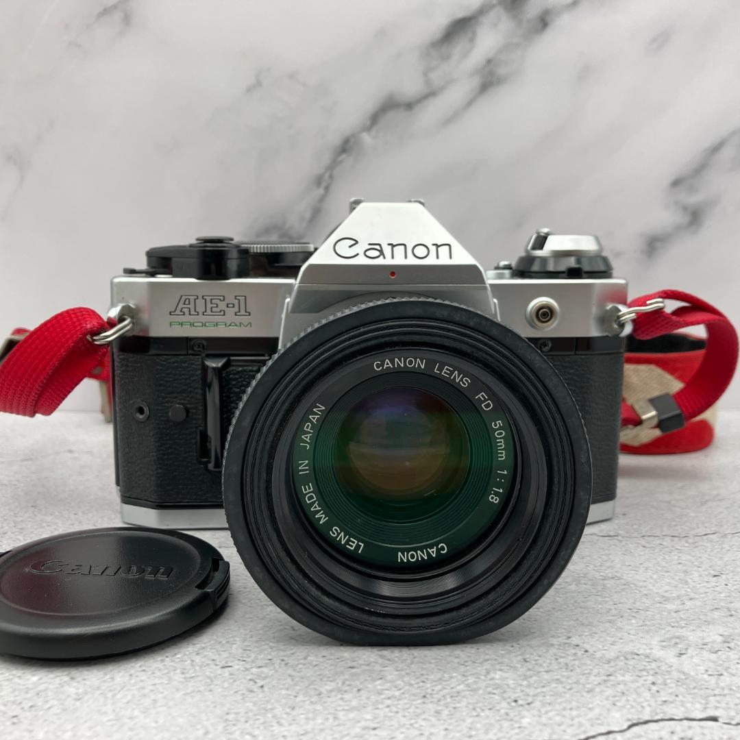 Canon AE-1 Program + 50mm 1:1.8 レンズ