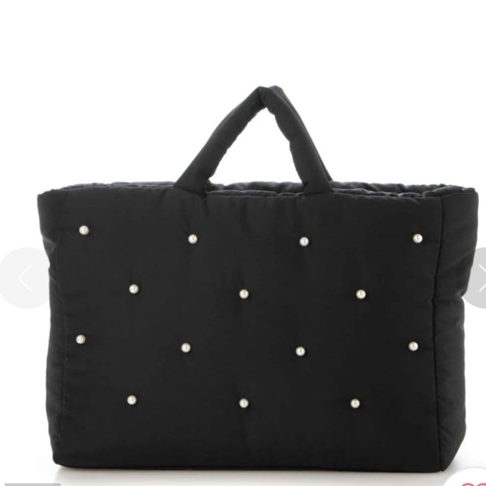 【evol shihoコラボ】パールバッグ　ブラック