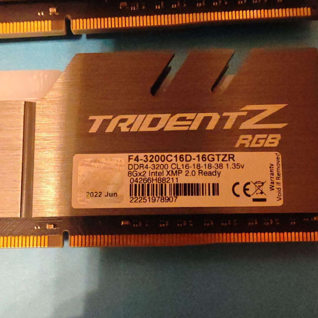 TRIDENTZ RGB DDR4-3200 8GB×2
