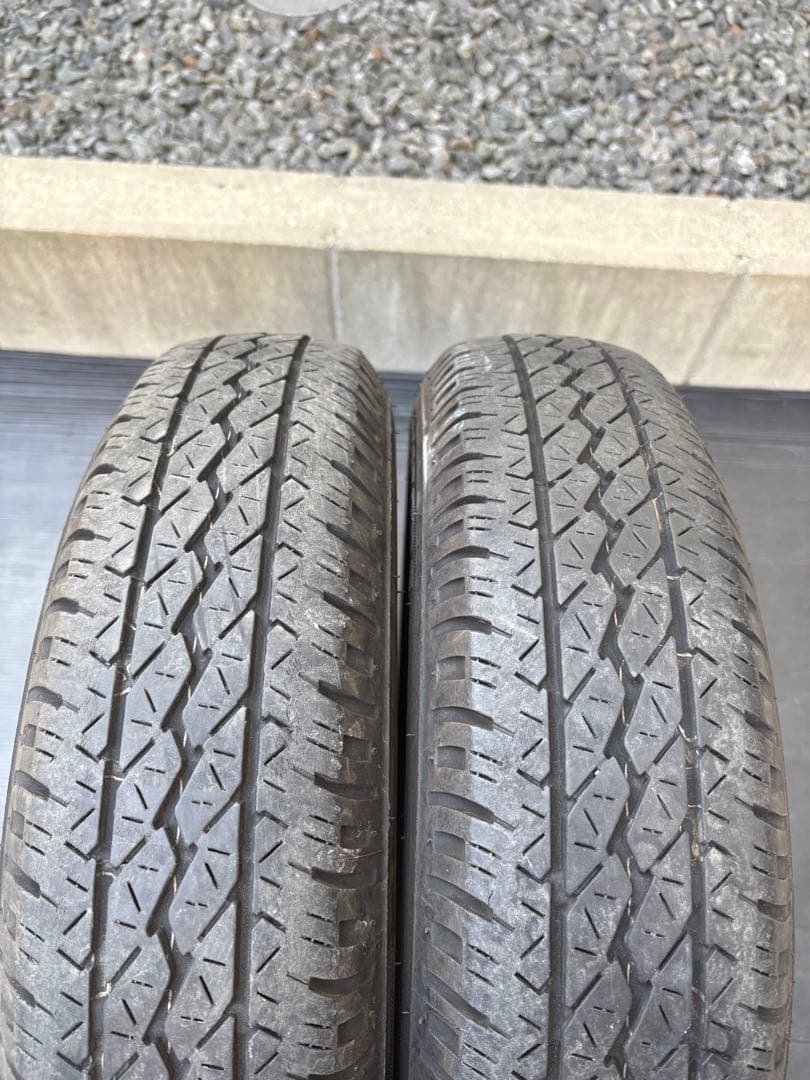 軽バン軽トラ アクティ K305 145/80R12 ２本送料込み⛰️