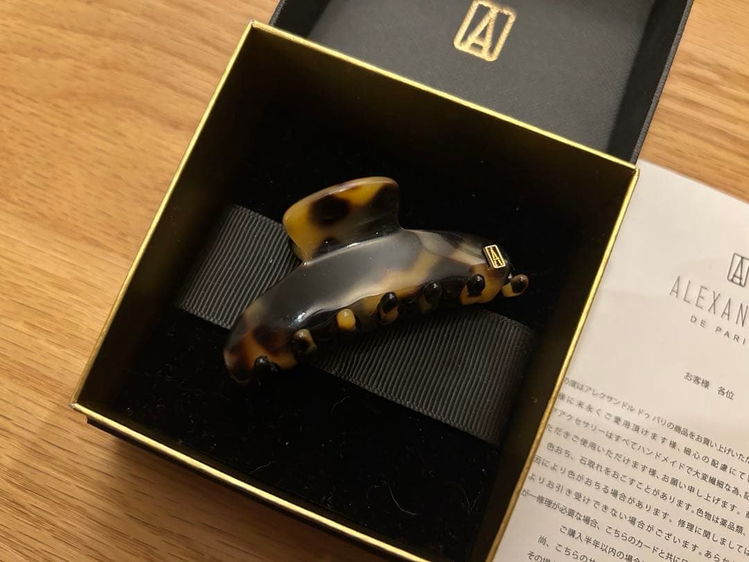 アレクサンドルドゥパリ クリップ （エカイユ）今季完売品