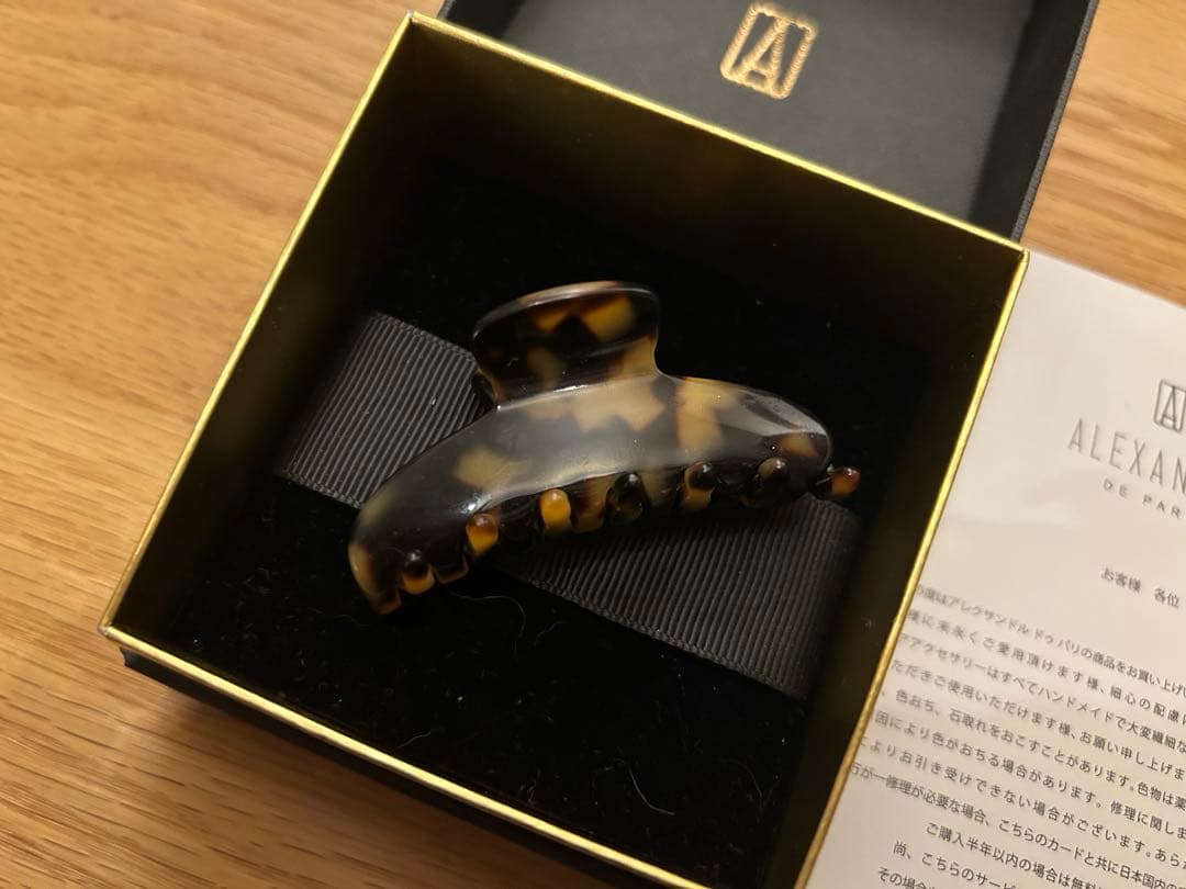 アレクサンドルドゥパリ クリップ （エカイユ）今季完売品