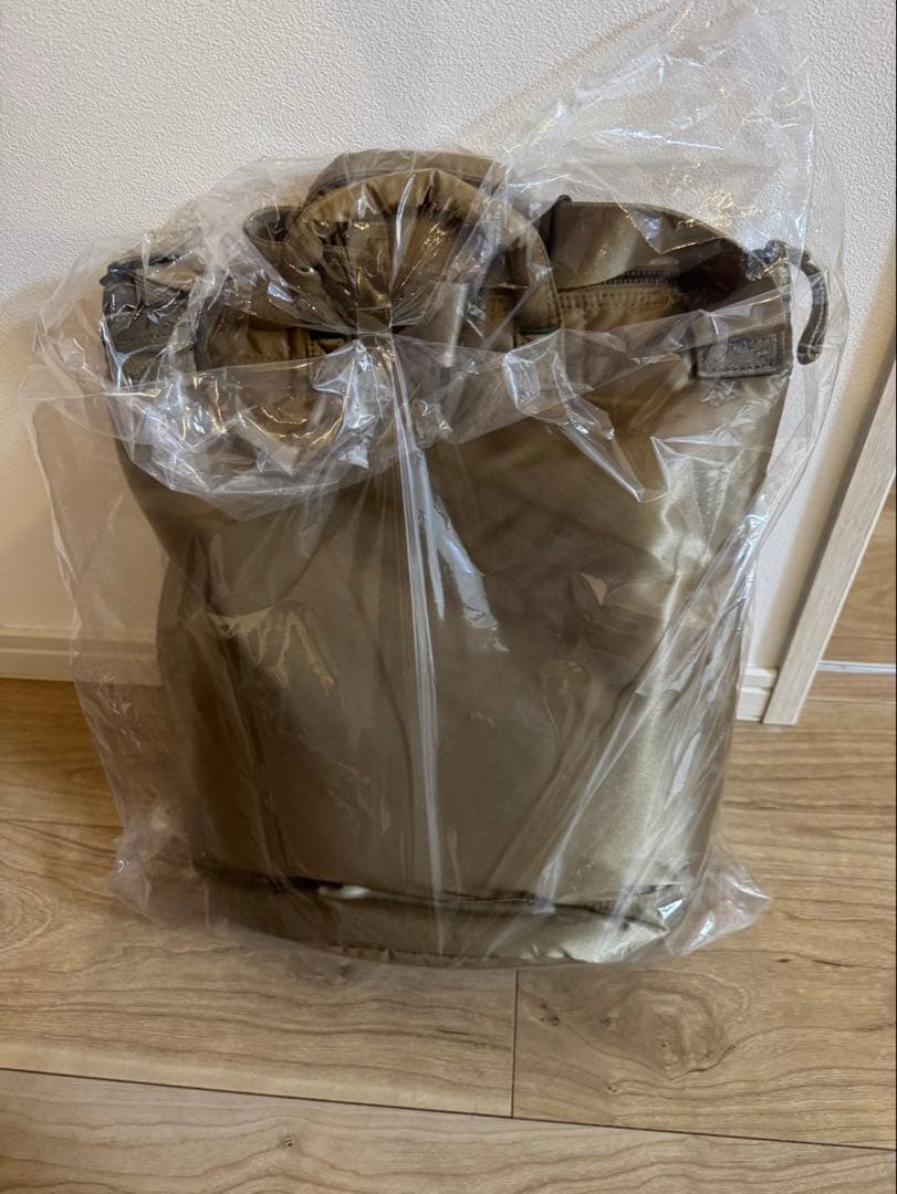 スターバックス×ポーター　ドラムバッグ　 ベージュ新品未使用