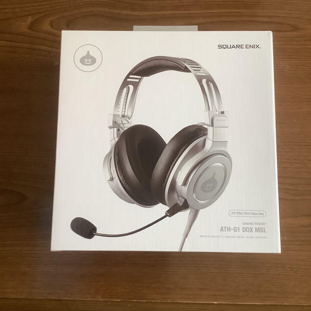 【未使用】ドラゴンクエストX ゲーミングヘッドセット　メタルスライムエディション