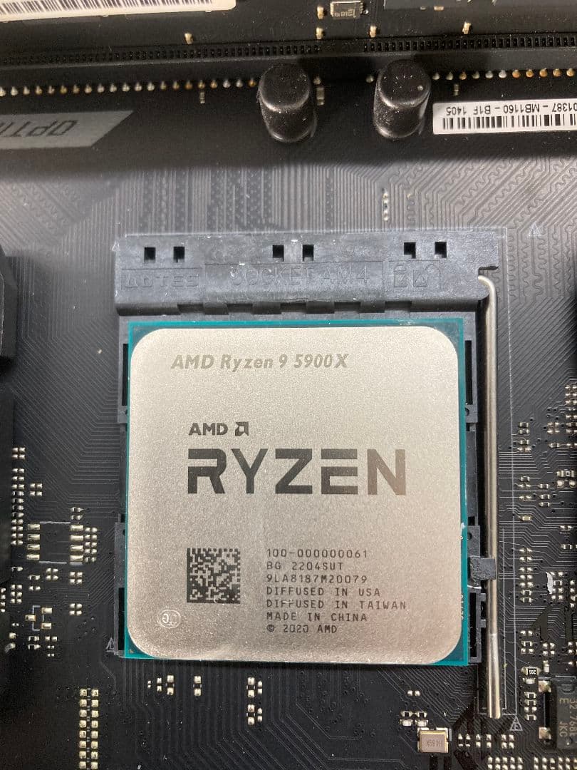AMD Ryzen9 5900X ASUS X570 DDR4 96GB セット