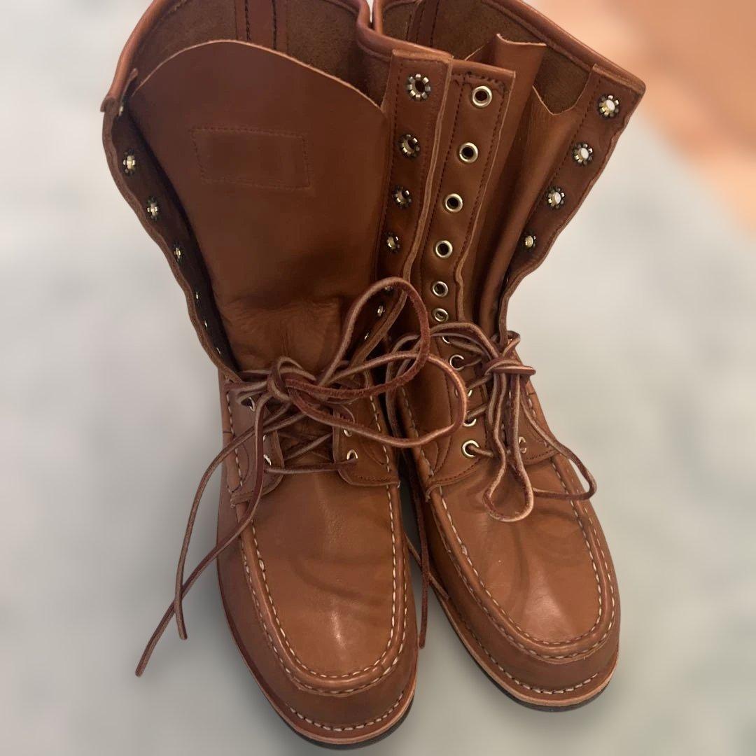 美品　Russell Moccasin ラッセルモカシン サファリ25.5