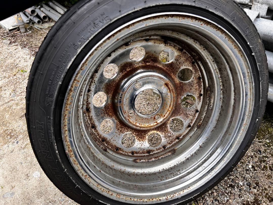 希少 CT&W スチールホイール 14インチ 6J＋30 PCD100 4穴