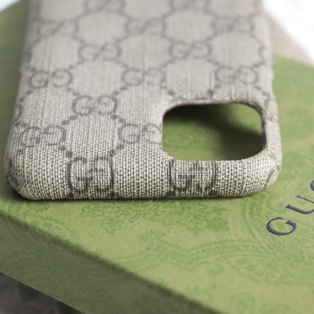 GUCCI　アイフォンケース　iPhone11ProMAX　GG　オフィディア