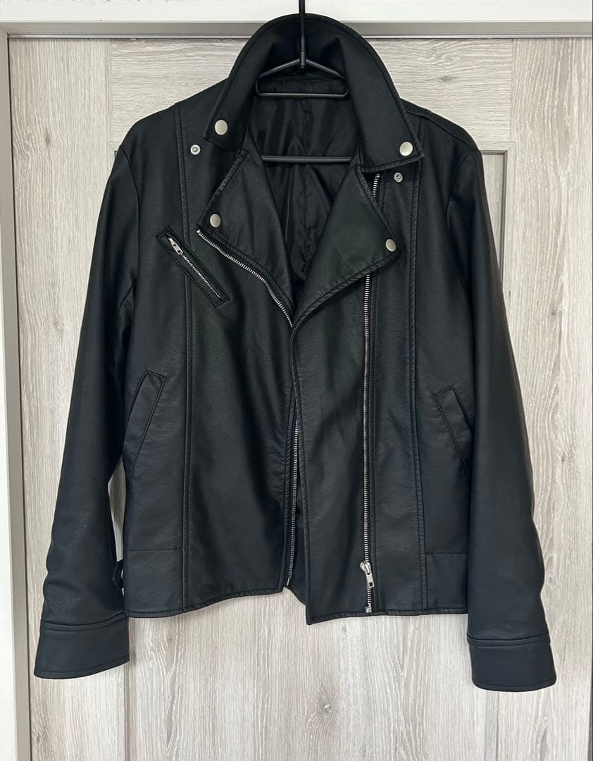 ZARA ファー付きモッズコート Lサイズ ライダース　ニット　セット売り