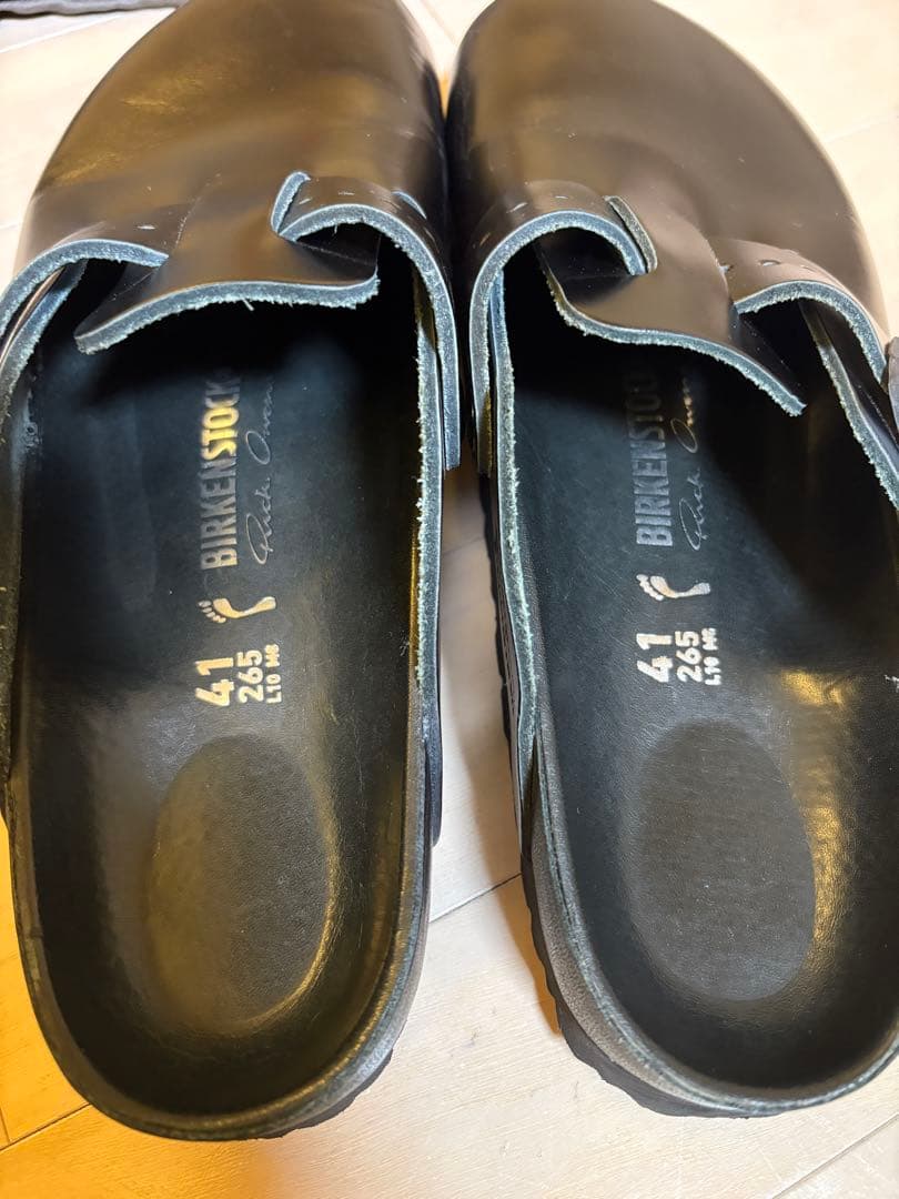 【希少・美品】BIRKENSTOC ×Rick Owens ボストン［41］