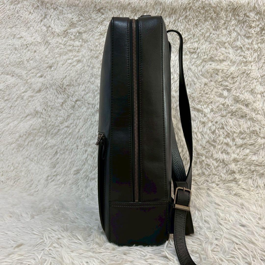 未使用級✨マザーハウス　アンティークスクエア　リュックサック　ブラック