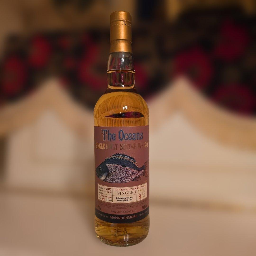 [限定商品](入手困難)オーシャンズ マノックモア 2017 シングルカスク8年