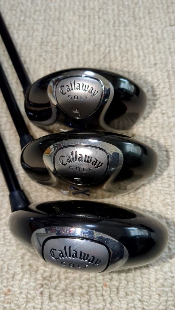キャロウェイX 　フェアウェイウッド　3本セット3W、5W、7W、ヘッドカバー付